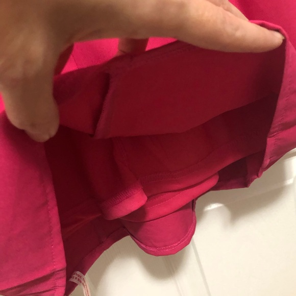 Missguided NWT Corset Detail Frill Edge Mini Dress hot pink - Picture 9 of 10